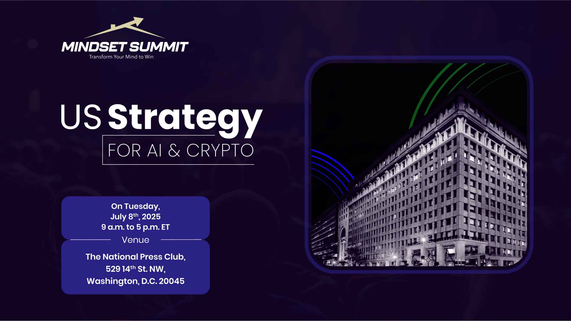 Mindset Summit - USSAIC | Shaping the Future of Ai and Crypto